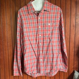 Kids Red Plaid Shirt. American eagle
